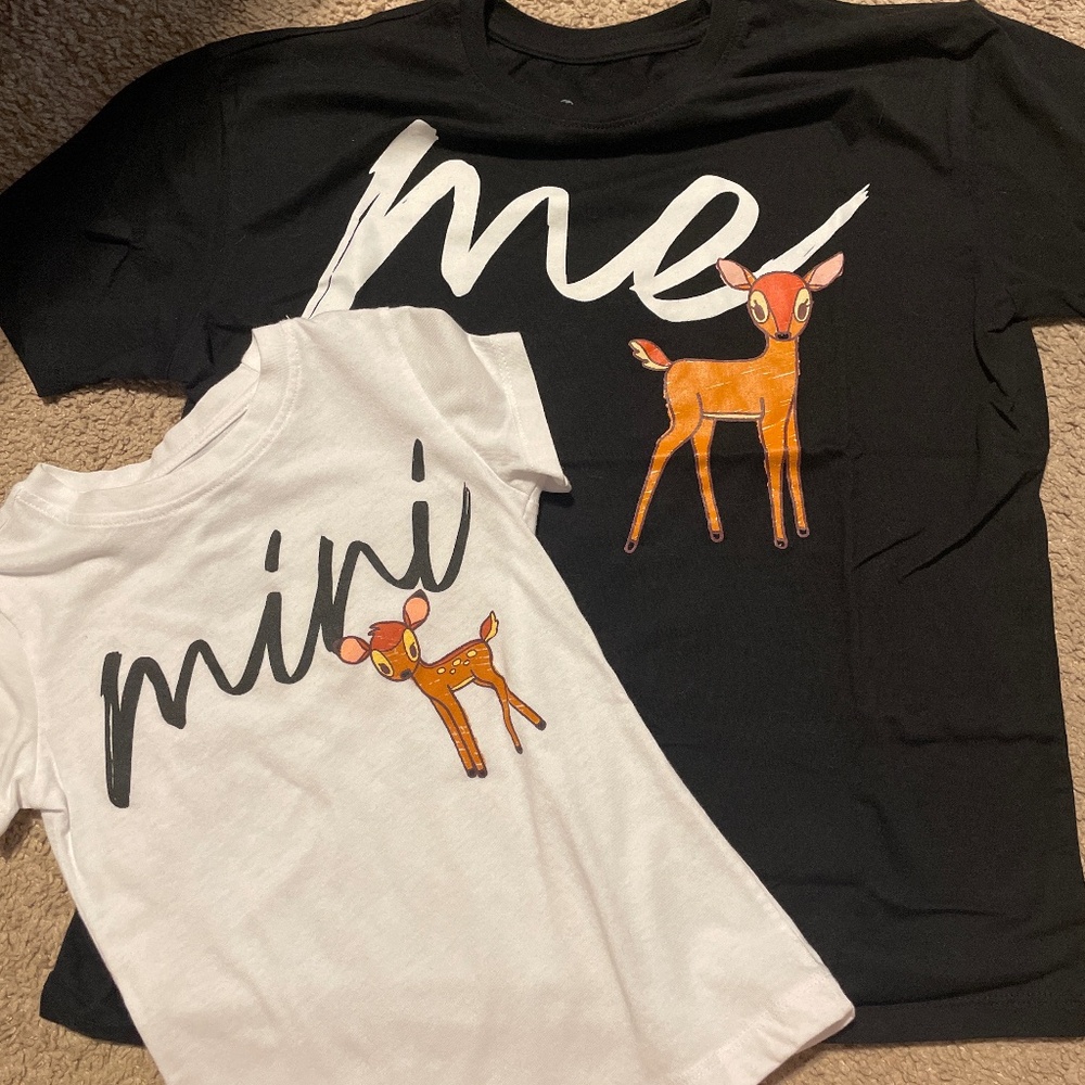 Disney mommy and me Bambi t-shirts